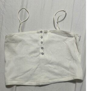 White spaghetti strap top